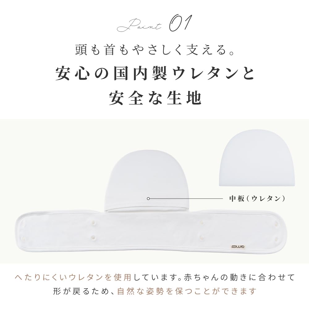 Amazon | 【生後4生後ヶ月頃まで】頭と首をささえる エアリコ抱っこ紐